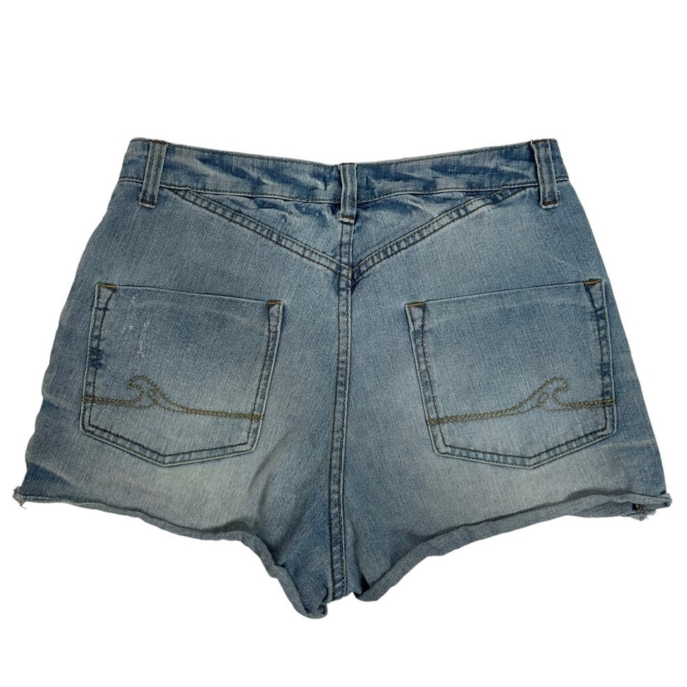 Roxy Button Fly Denim Shorts - Picture 2 of 12